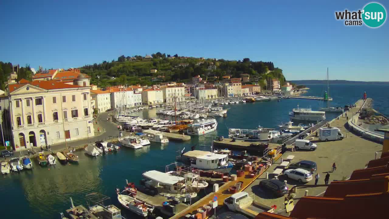 Live webcam from Piran “Mandrač” – Amazing live view from Villa Piranesi