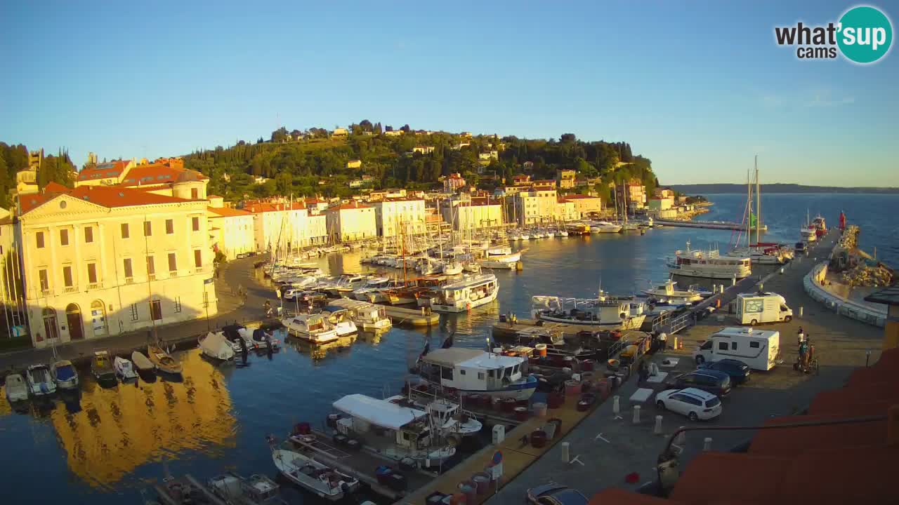 Cámara web en vivo desde Piran “Mandrač” – Increíble vista en vivo desde Villa Piranesi