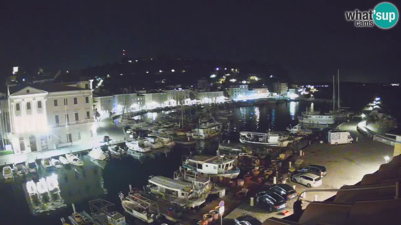 Live-Webcam aus Piran “Mandrač” – Erstaunliche Live-Ansicht von Villa Piranesi