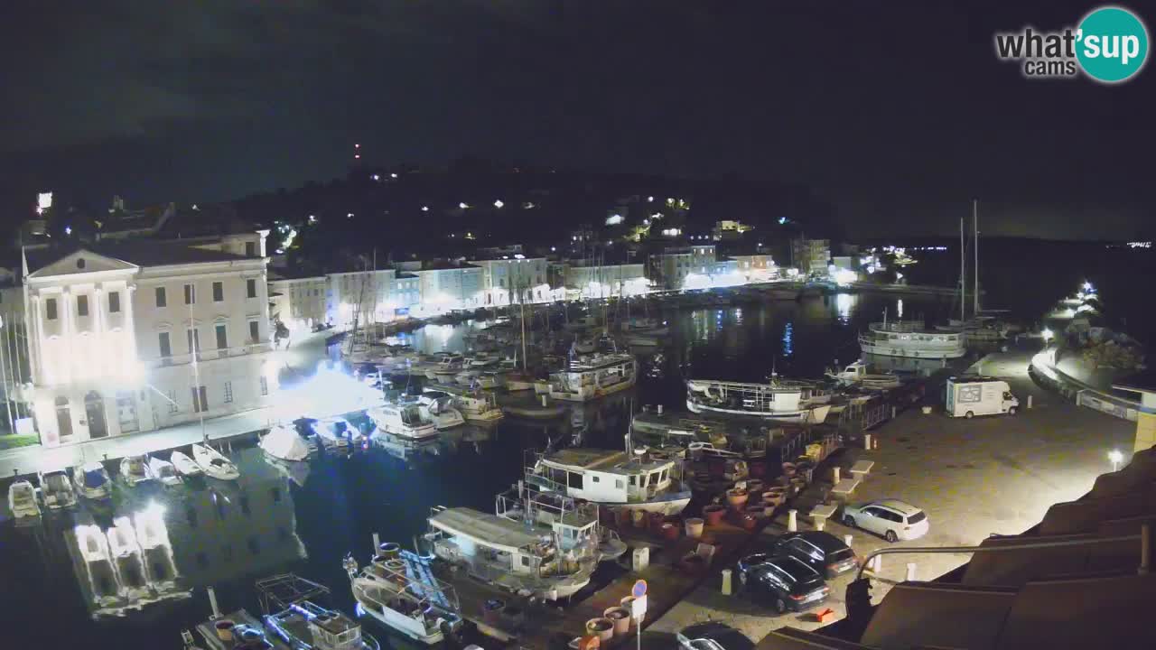 Live webcam da Pirano “Mandrač” – Splendida vista live da Villa Piranesi