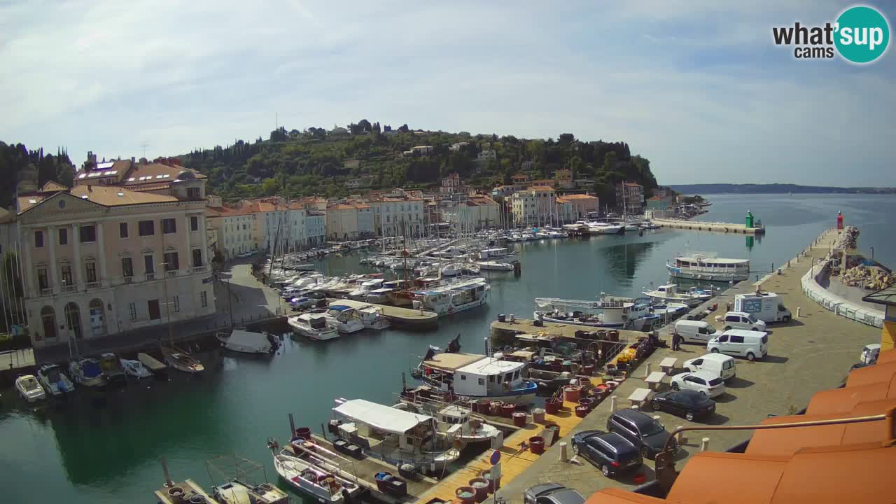 Cámara web en vivo desde Piran “Mandrač” – Increíble vista en vivo desde Villa Piranesi