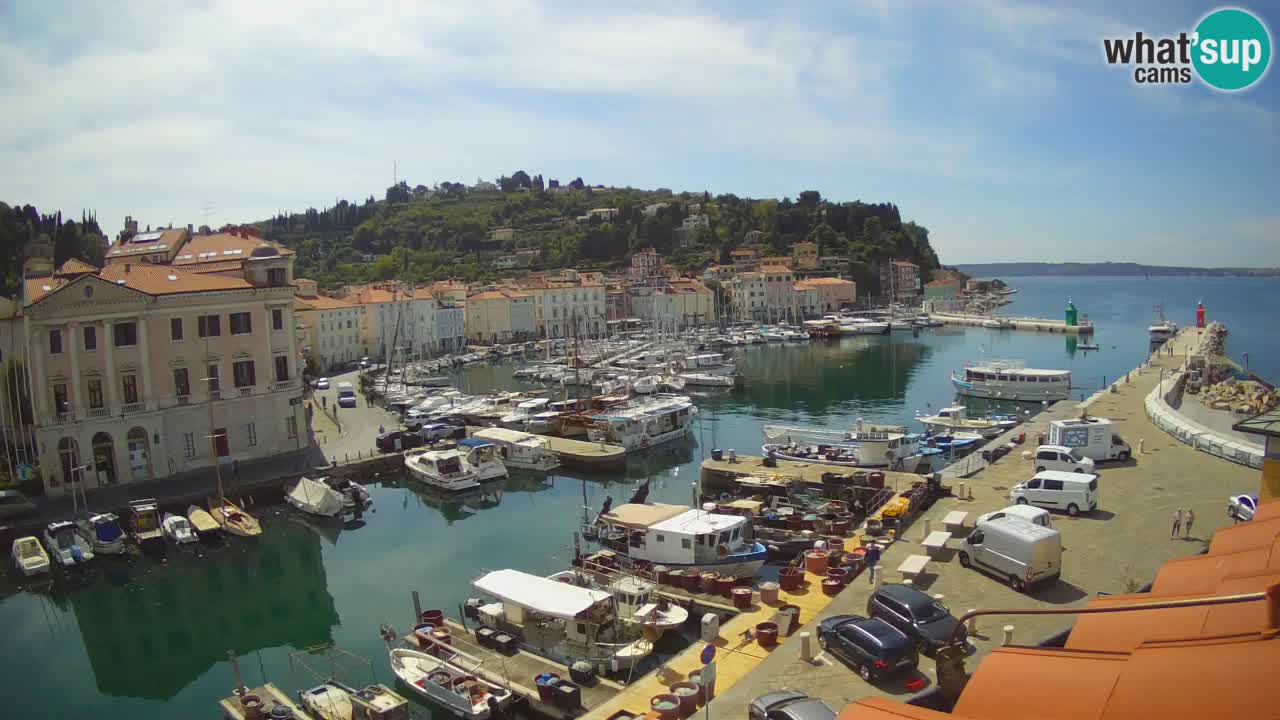 Cámara web en vivo desde Piran “Mandrač” – Increíble vista en vivo desde Villa Piranesi