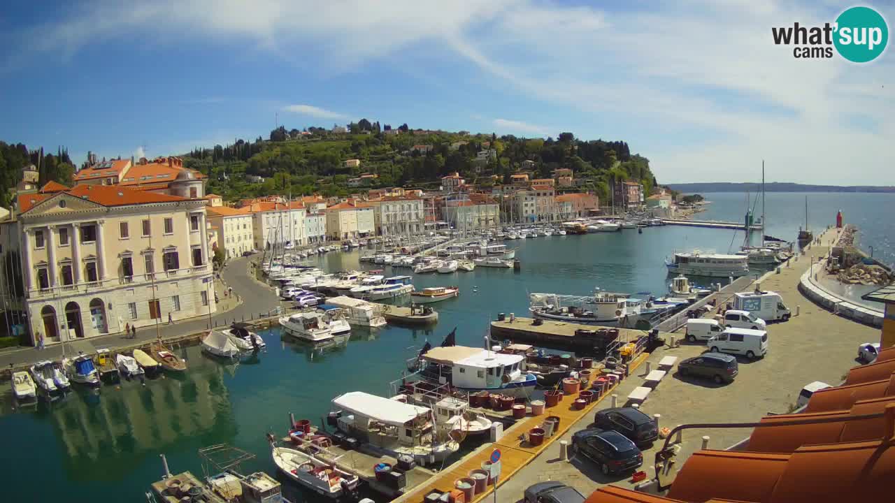 Live webcam from Piran “Mandrač” – Amazing live view from Villa Piranesi