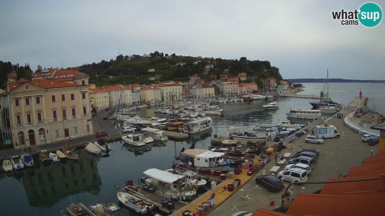 Live webcam from Piran “Mandrač” – Amazing live view from Villa Piranesi