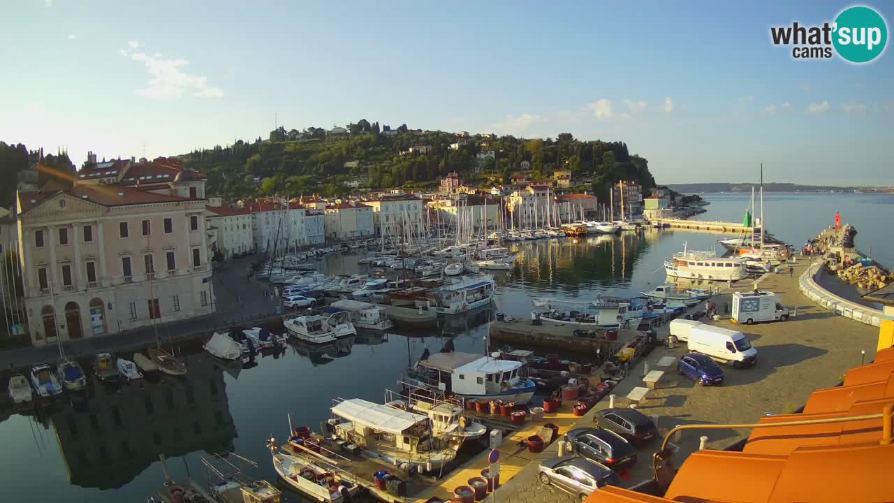 Cámara web en vivo desde Piran “Mandrač” – Increíble vista en vivo desde Villa Piranesi