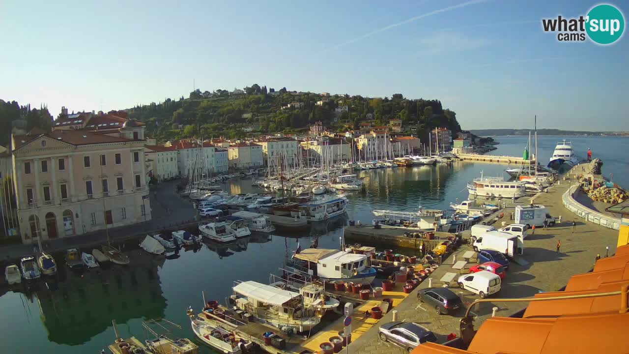 Live webcam from Piran “Mandrač” – Amazing live view from Villa Piranesi