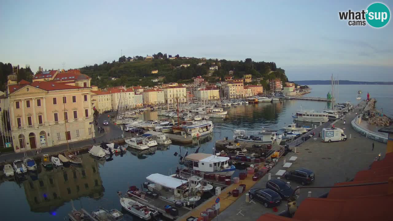 Live-Webcam aus Piran “Mandrač” – Erstaunliche Live-Ansicht von Villa Piranesi