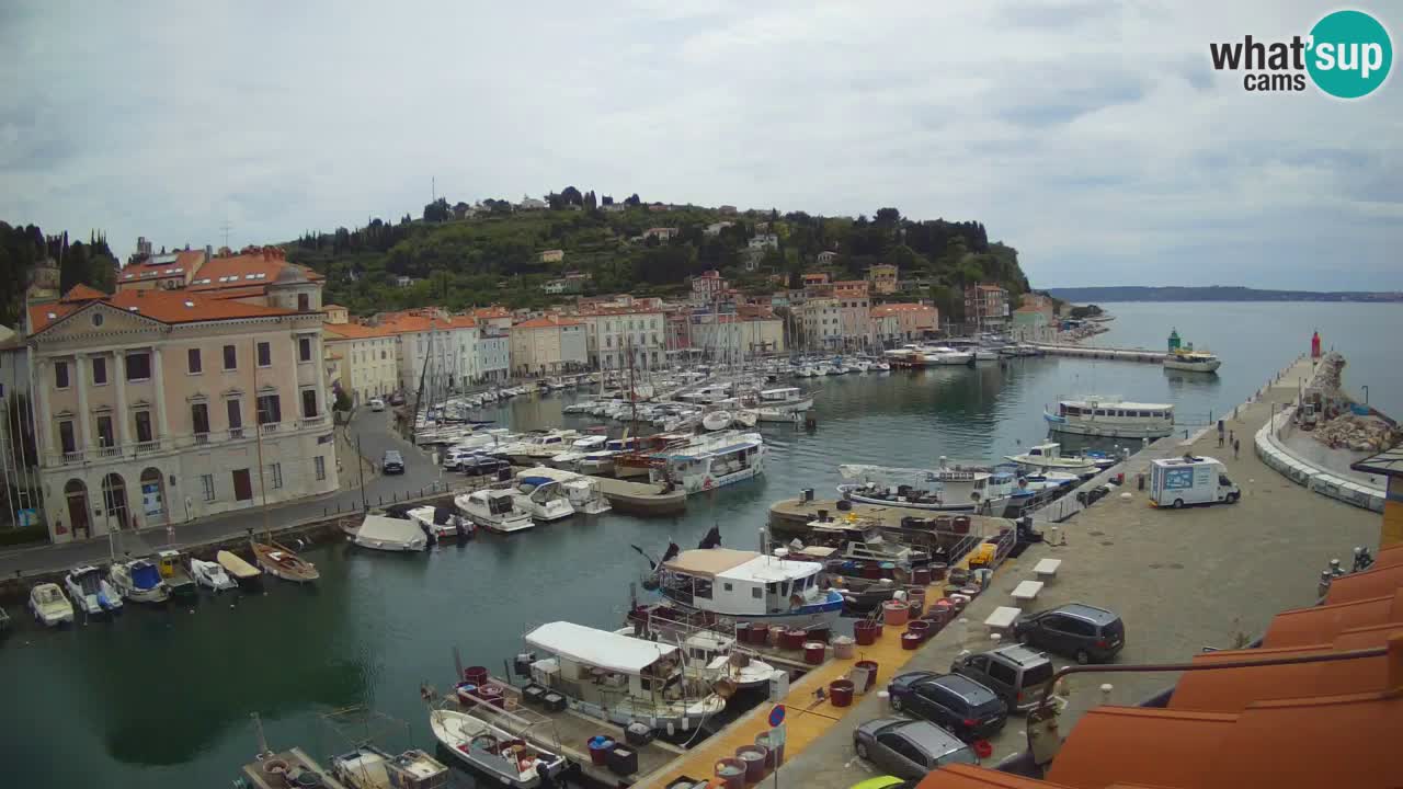 Live-Webcam aus Piran “Mandrač” – Erstaunliche Live-Ansicht von Villa Piranesi
