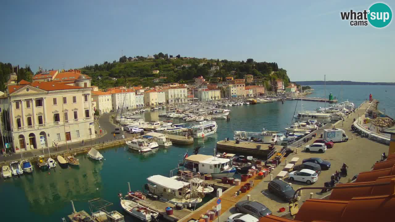 Live-Webcam aus Piran “Mandrač” – Erstaunliche Live-Ansicht von Villa Piranesi