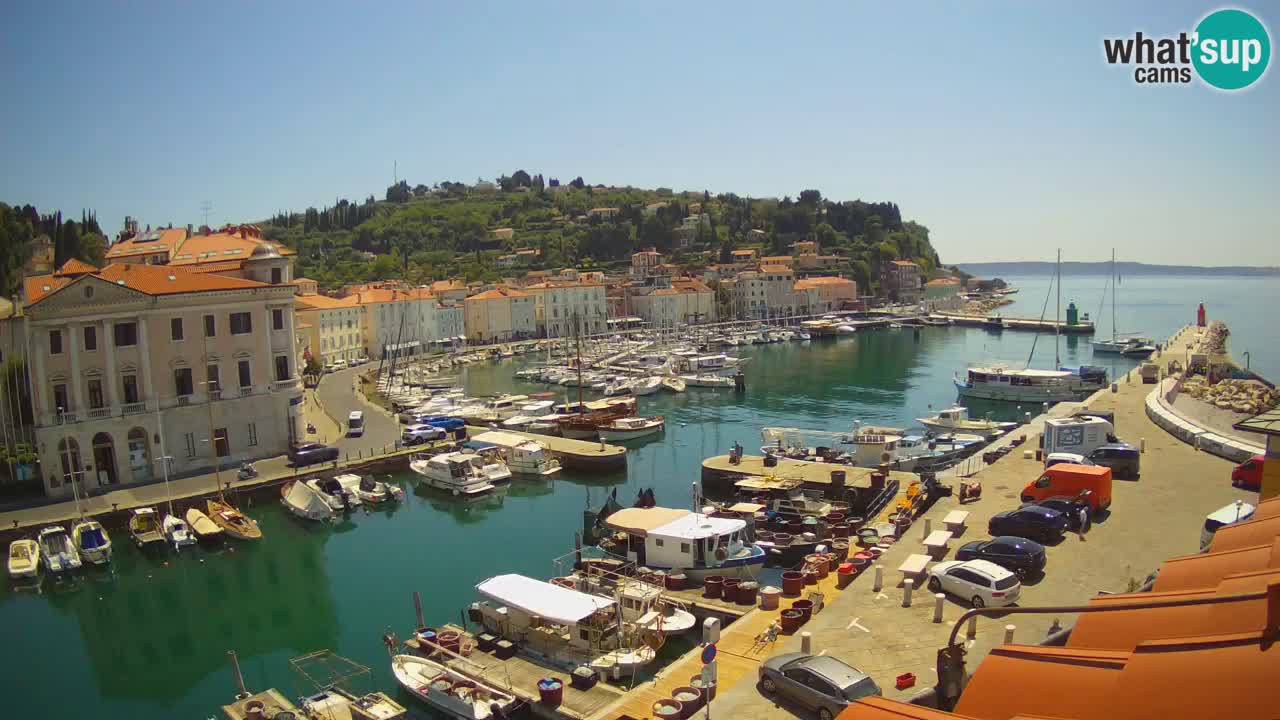 Cámara web en vivo desde Piran “Mandrač” – Increíble vista en vivo desde Villa Piranesi