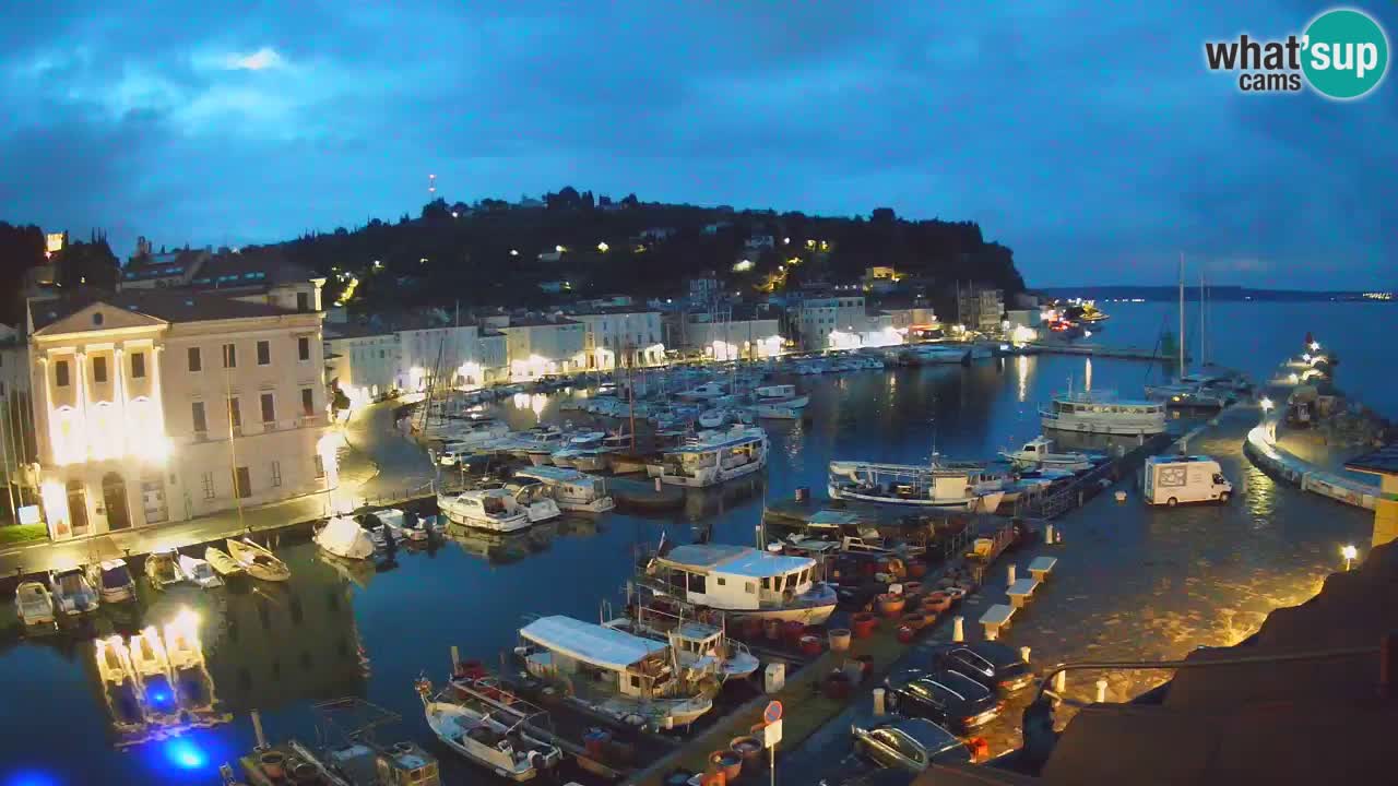 Live-Webcam aus Piran “Mandrač” – Erstaunliche Live-Ansicht von Villa Piranesi