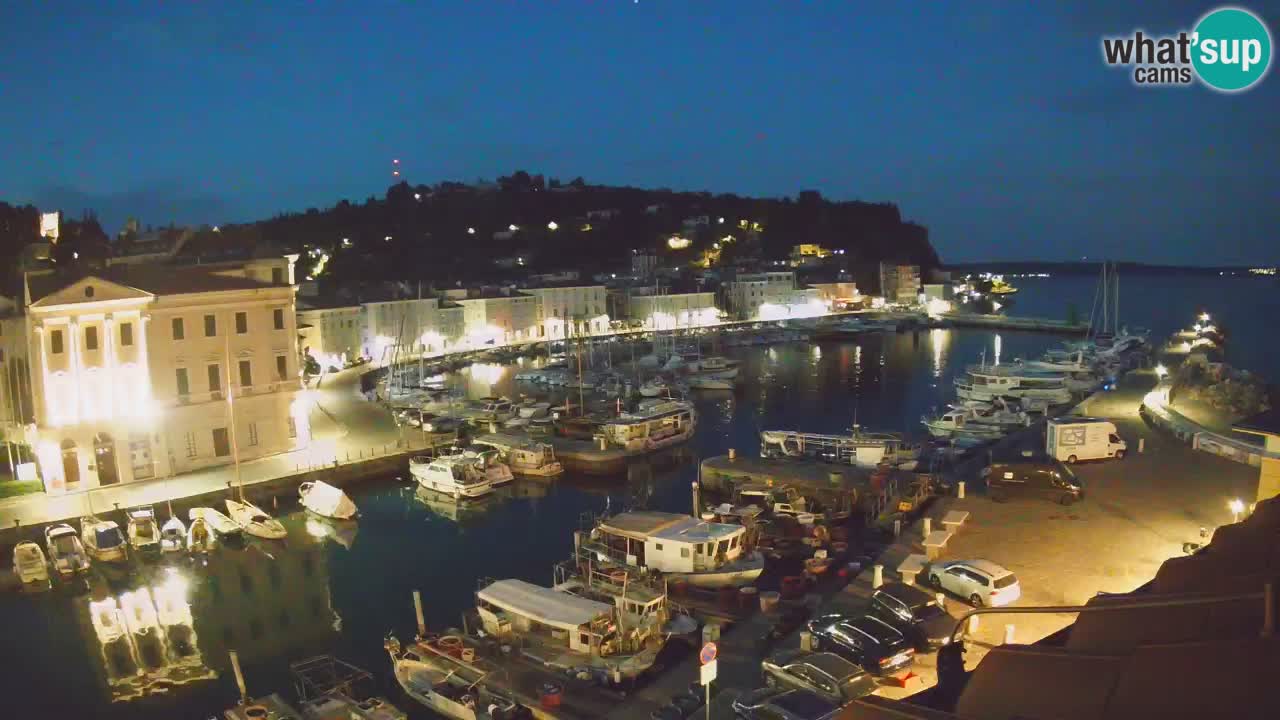 Live-Webcam aus Piran “Mandrač” – Erstaunliche Live-Ansicht von Villa Piranesi