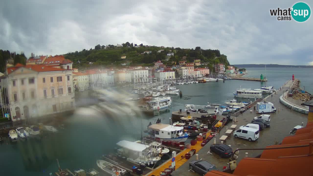 Live webcam from Piran “Mandrač” – Amazing live view from Villa Piranesi