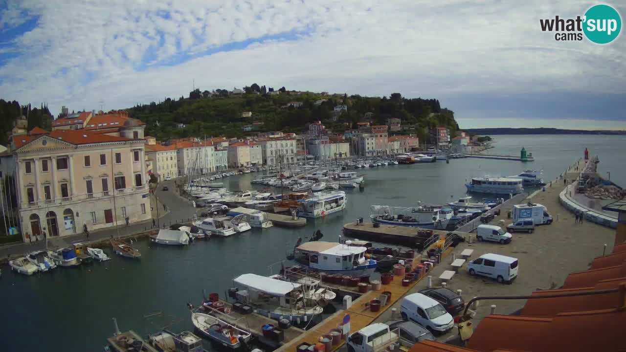 Cámara web en vivo desde Piran “Mandrač” – Increíble vista en vivo desde Villa Piranesi