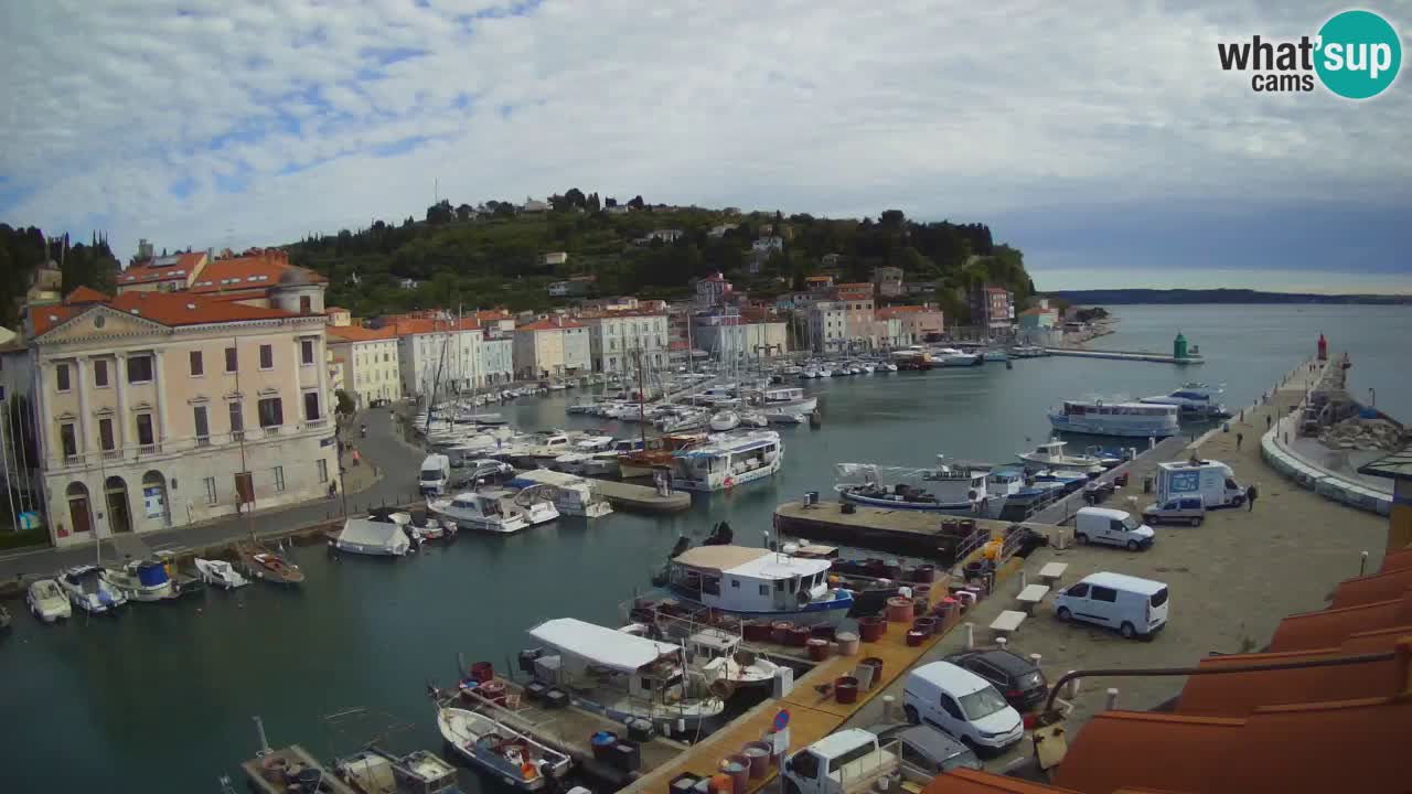 Live webcam from Piran “Mandrač” – Amazing live view from Villa Piranesi