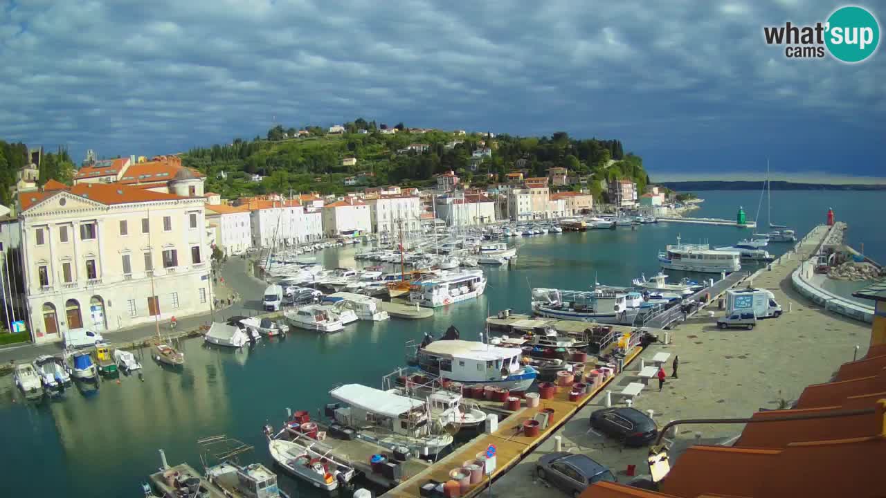 Cámara web en vivo desde Piran “Mandrač” – Increíble vista en vivo desde Villa Piranesi