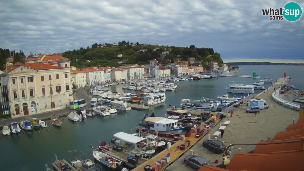 Cámara web en vivo desde Piran “Mandrač” – Increíble vista en vivo desde Villa Piranesi