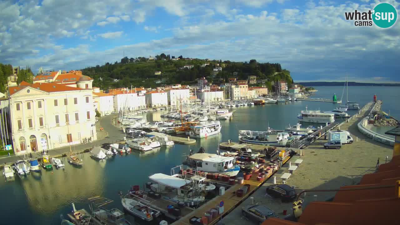 Cámara web en vivo desde Piran “Mandrač” – Increíble vista en vivo desde Villa Piranesi