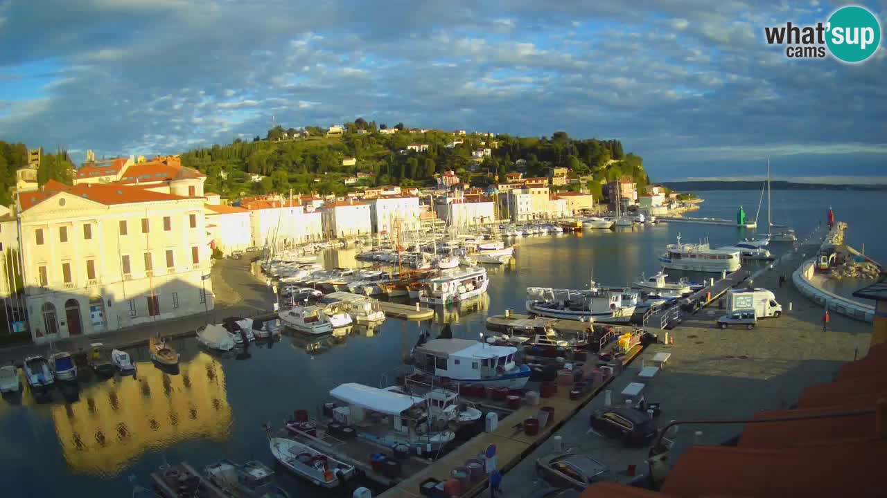 Cámara web en vivo desde Piran “Mandrač” – Increíble vista en vivo desde Villa Piranesi