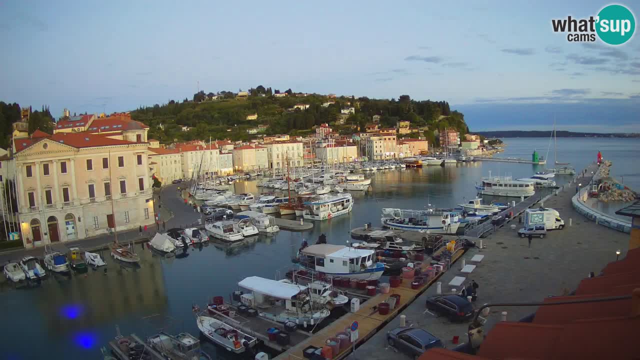 Live webcam from Piran “Mandrač” – Amazing live view from Villa Piranesi