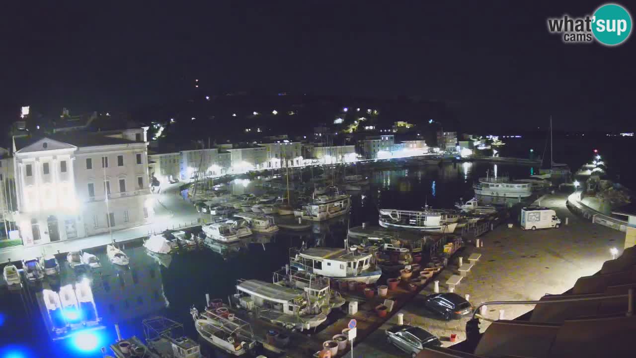 Live webcam da Pirano “Mandrač” – Splendida vista live da Villa Piranesi