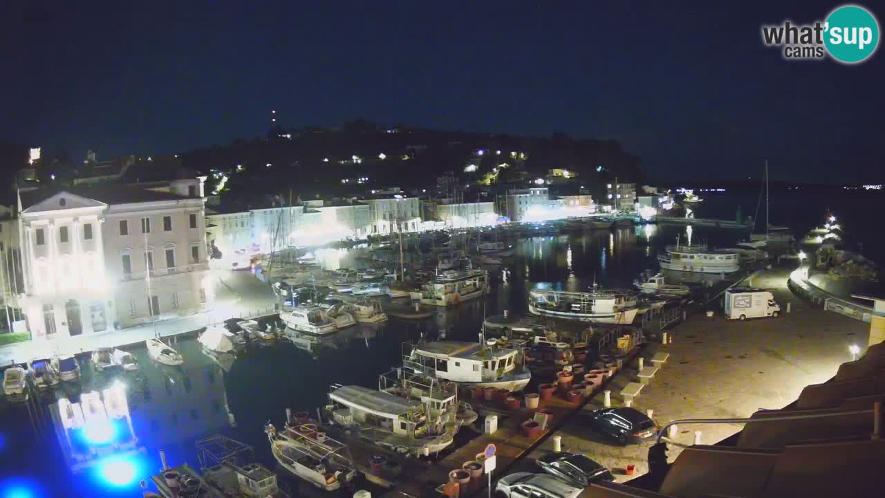 Live-Webcam aus Piran “Mandrač” – Erstaunliche Live-Ansicht von Villa Piranesi
