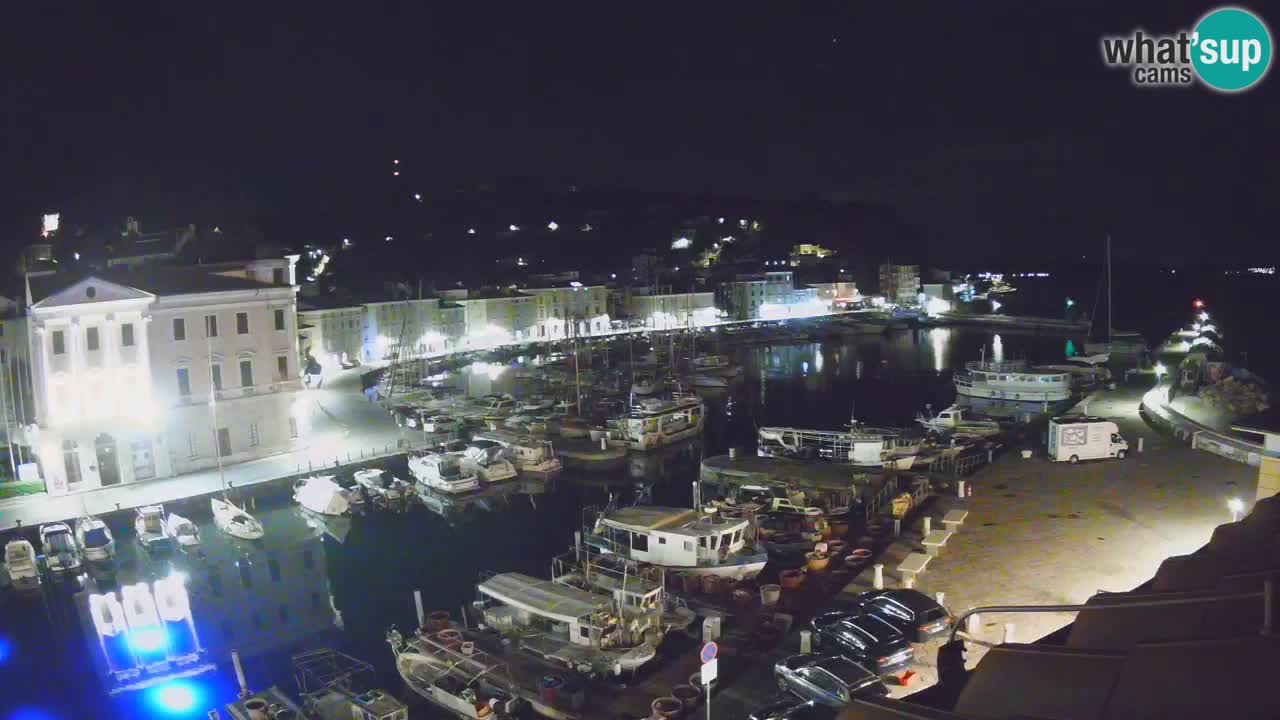 Live-Webcam aus Piran “Mandrač” – Erstaunliche Live-Ansicht von Villa Piranesi