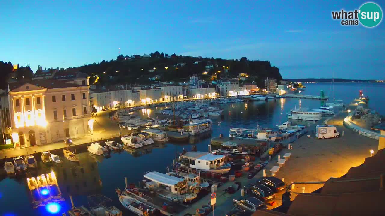 Live webcam from Piran “Mandrač” – Amazing live view from Villa Piranesi