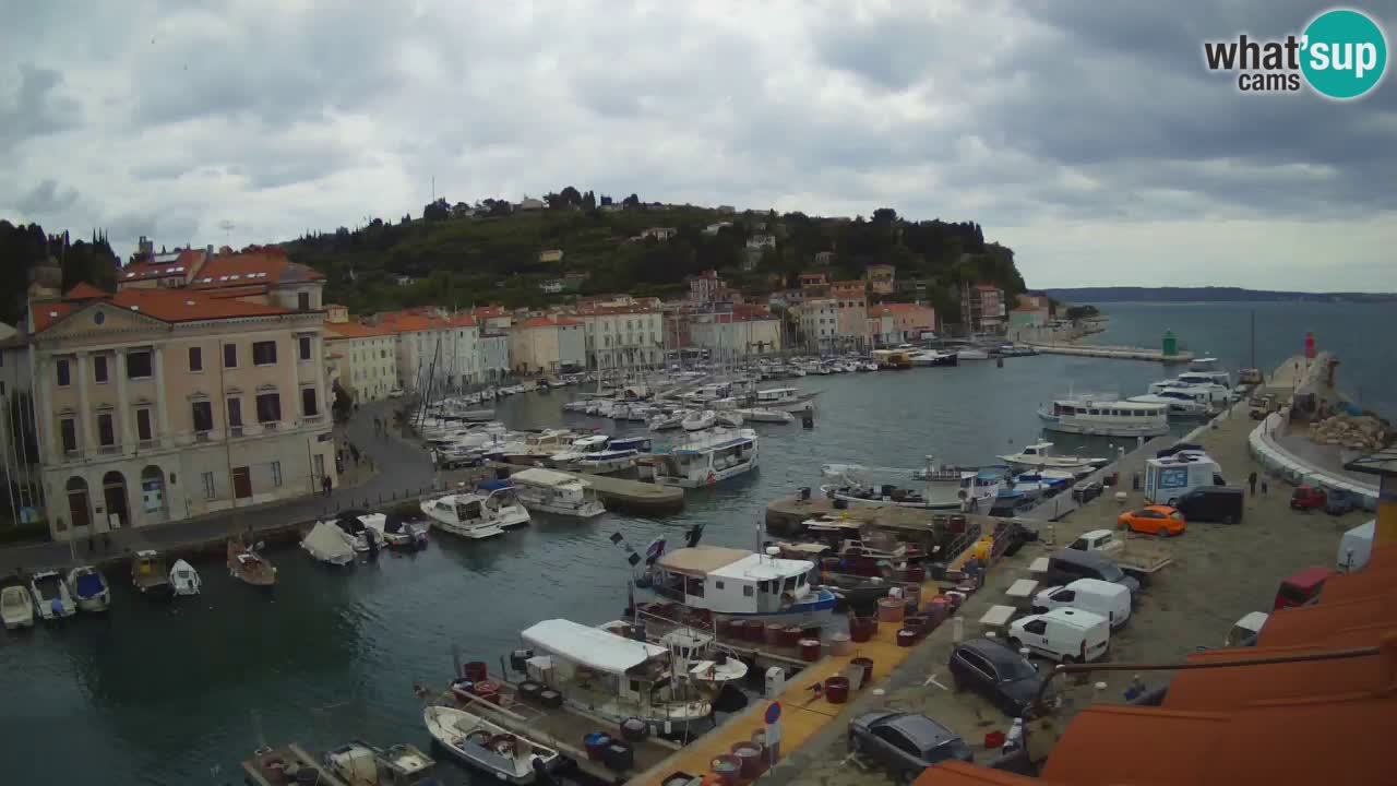Live webcam from Piran “Mandrač” – Amazing live view from Villa Piranesi