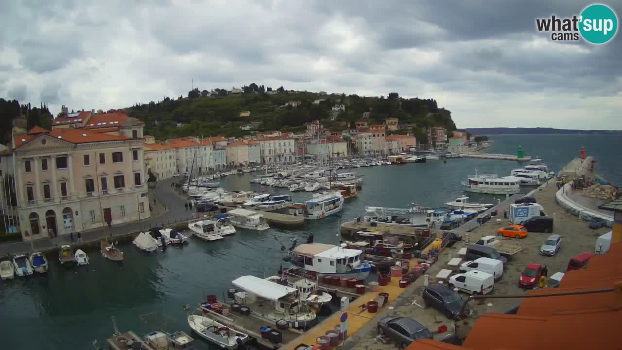 Live webcam from Piran “Mandrač” – Amazing live view from Villa Piranesi