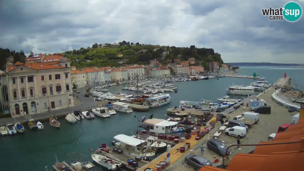Live webcam from Piran “Mandrač” – Amazing live view from Villa Piranesi