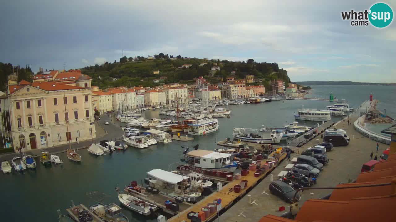 Live webcam from Piran “Mandrač” – Amazing live view from Villa Piranesi