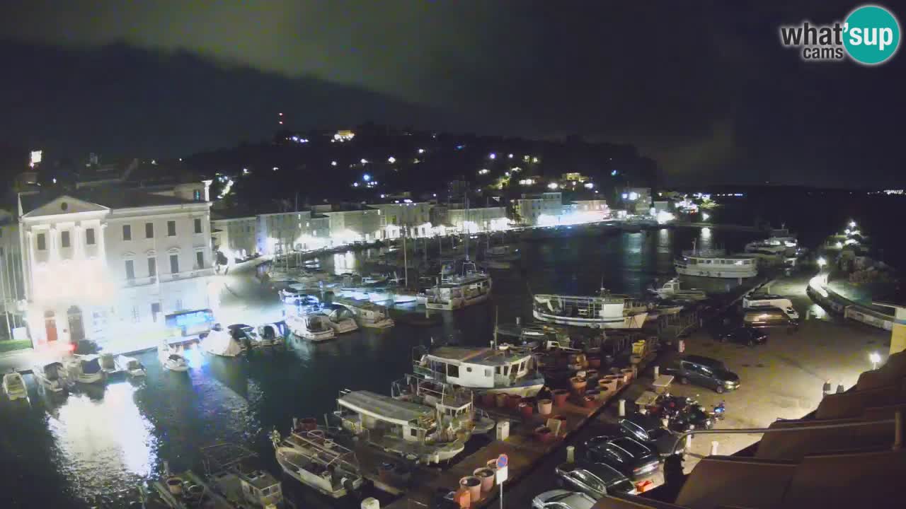 Live webcam da Pirano “Mandrač” – Splendida vista live da Villa Piranesi