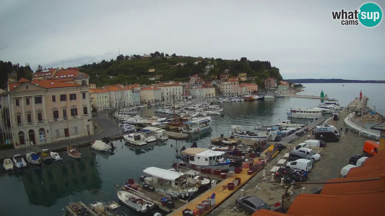 Cámara web en vivo desde Piran “Mandrač” – Increíble vista en vivo desde Villa Piranesi