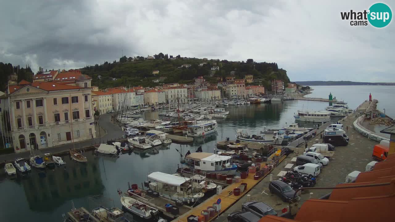 Live-Webcam aus Piran “Mandrač” – Erstaunliche Live-Ansicht von Villa Piranesi