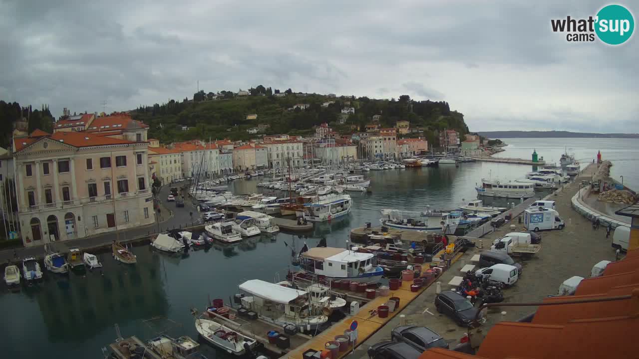 Cámara web en vivo desde Piran “Mandrač” – Increíble vista en vivo desde Villa Piranesi
