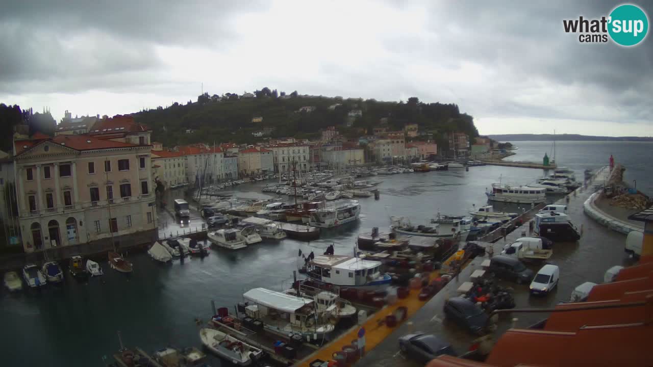 Live webcam from Piran “Mandrač” – Amazing live view from Villa Piranesi