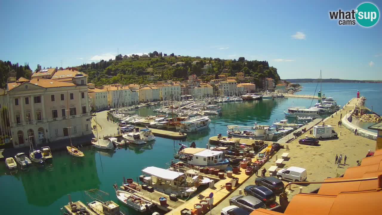 Live-Webcam aus Piran “Mandrač” – Erstaunliche Live-Ansicht von Villa Piranesi