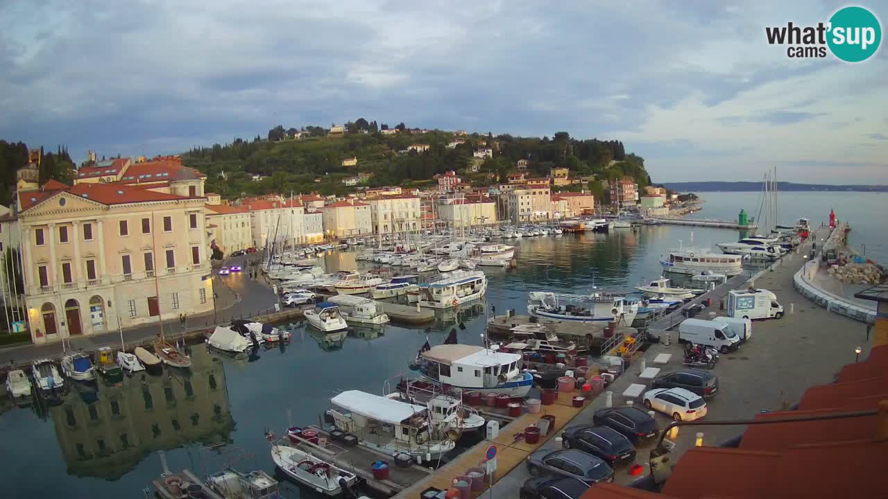 Web kamera uživo iz Pirana “Mandrač” – Nevjerojatan pogled uživo iz Ville Piranesi