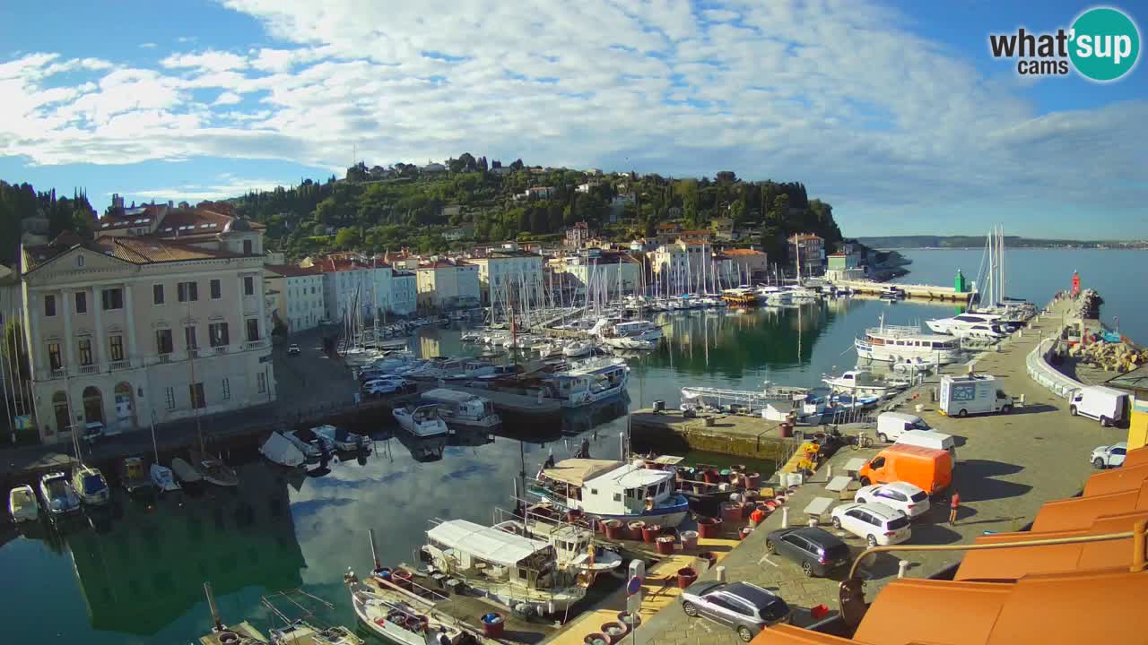 Cámara web en vivo desde Piran “Mandrač” – Increíble vista en vivo desde Villa Piranesi