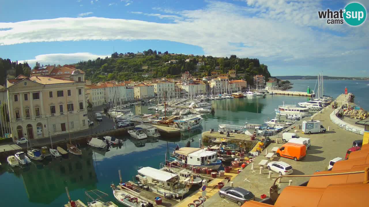 Cámara web en vivo desde Piran “Mandrač” – Increíble vista en vivo desde Villa Piranesi