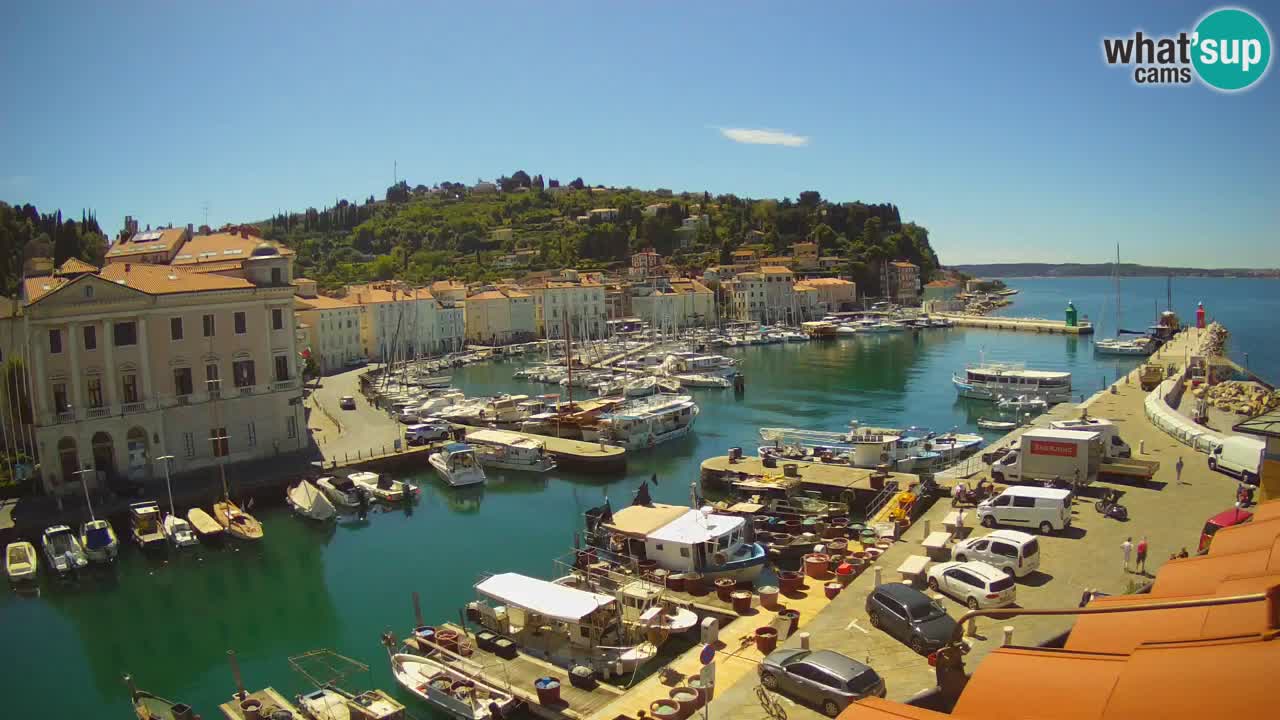 Cámara web en vivo desde Piran “Mandrač” – Increíble vista en vivo desde Villa Piranesi