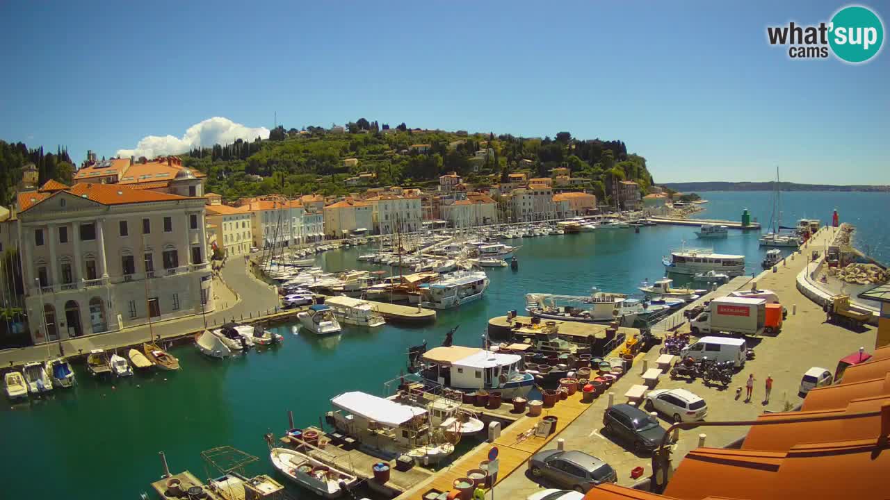 Cámara web en vivo desde Piran “Mandrač” – Increíble vista en vivo desde Villa Piranesi