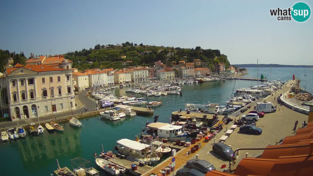 Cámara web en vivo desde Piran “Mandrač” – Increíble vista en vivo desde Villa Piranesi