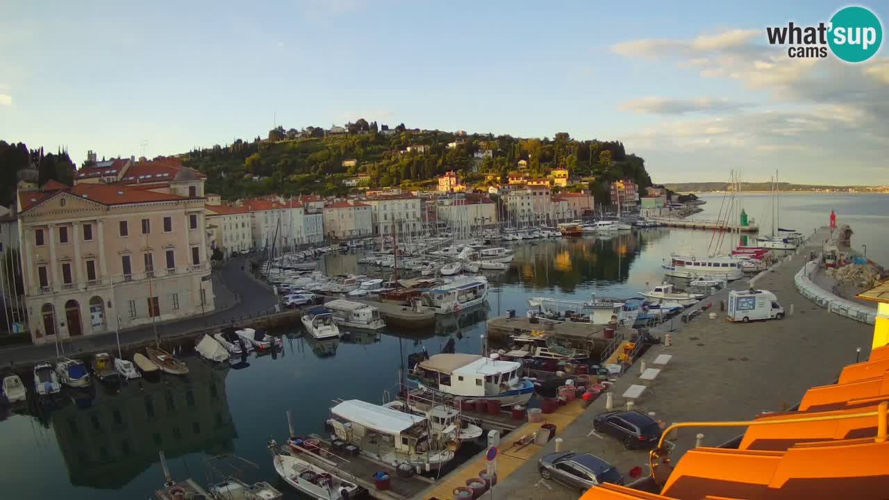 Live webcam from Piran “Mandrač” – Amazing live view from Villa Piranesi
