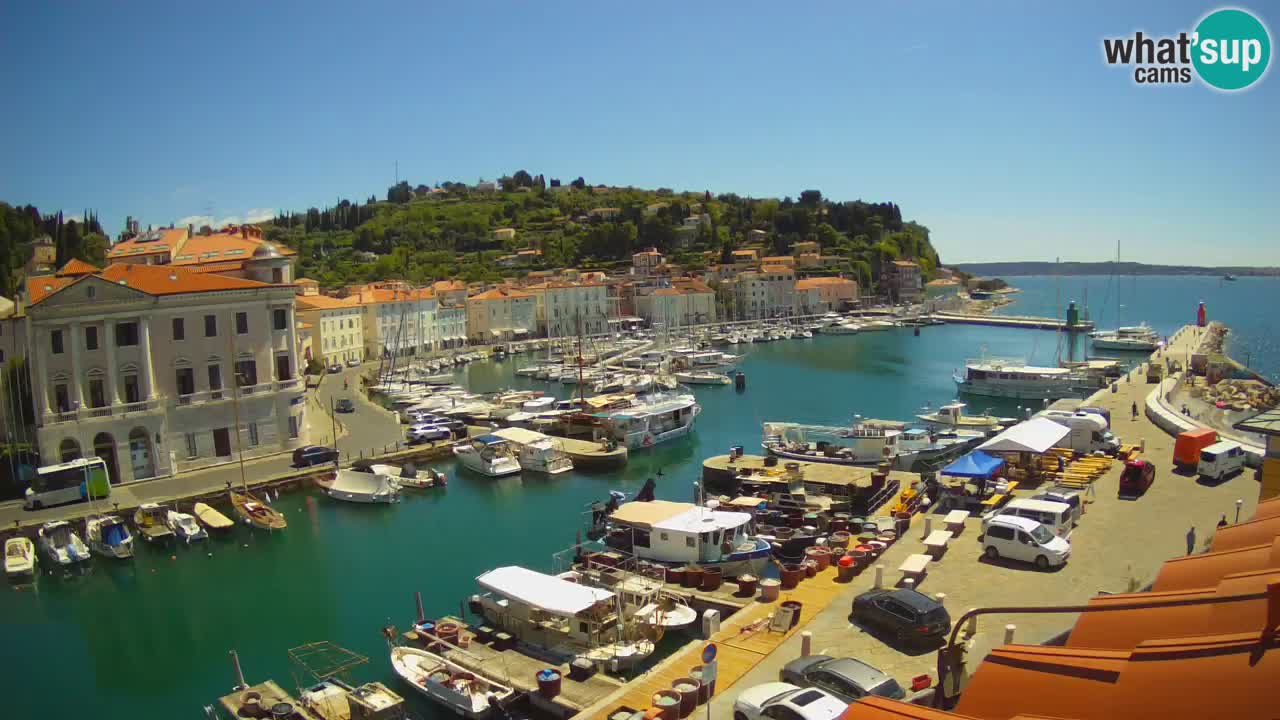 Cámara web en vivo desde Piran “Mandrač” – Increíble vista en vivo desde Villa Piranesi