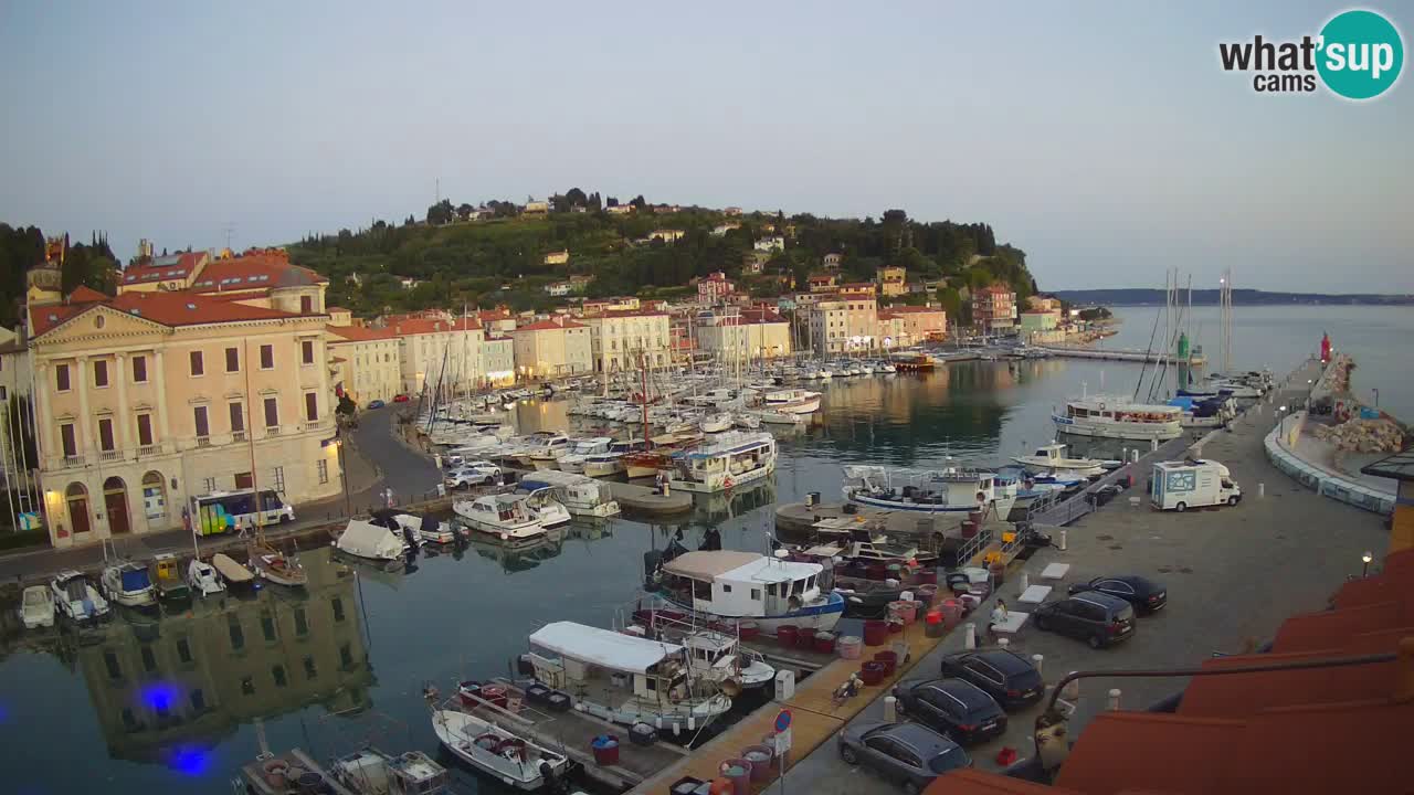 Live webcam from Piran “Mandrač” – Amazing live view from Villa Piranesi