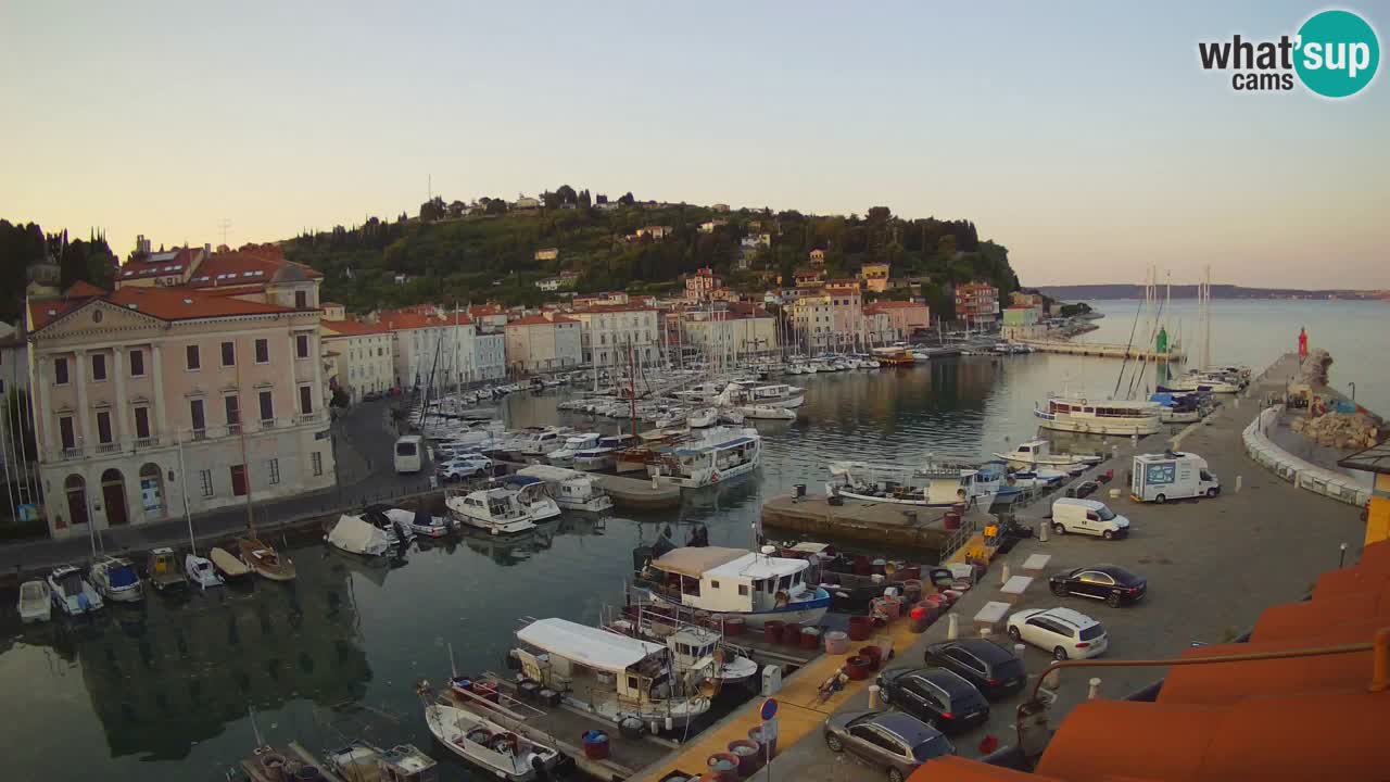 Live webcam from Piran “Mandrač” – Amazing live view from Villa Piranesi