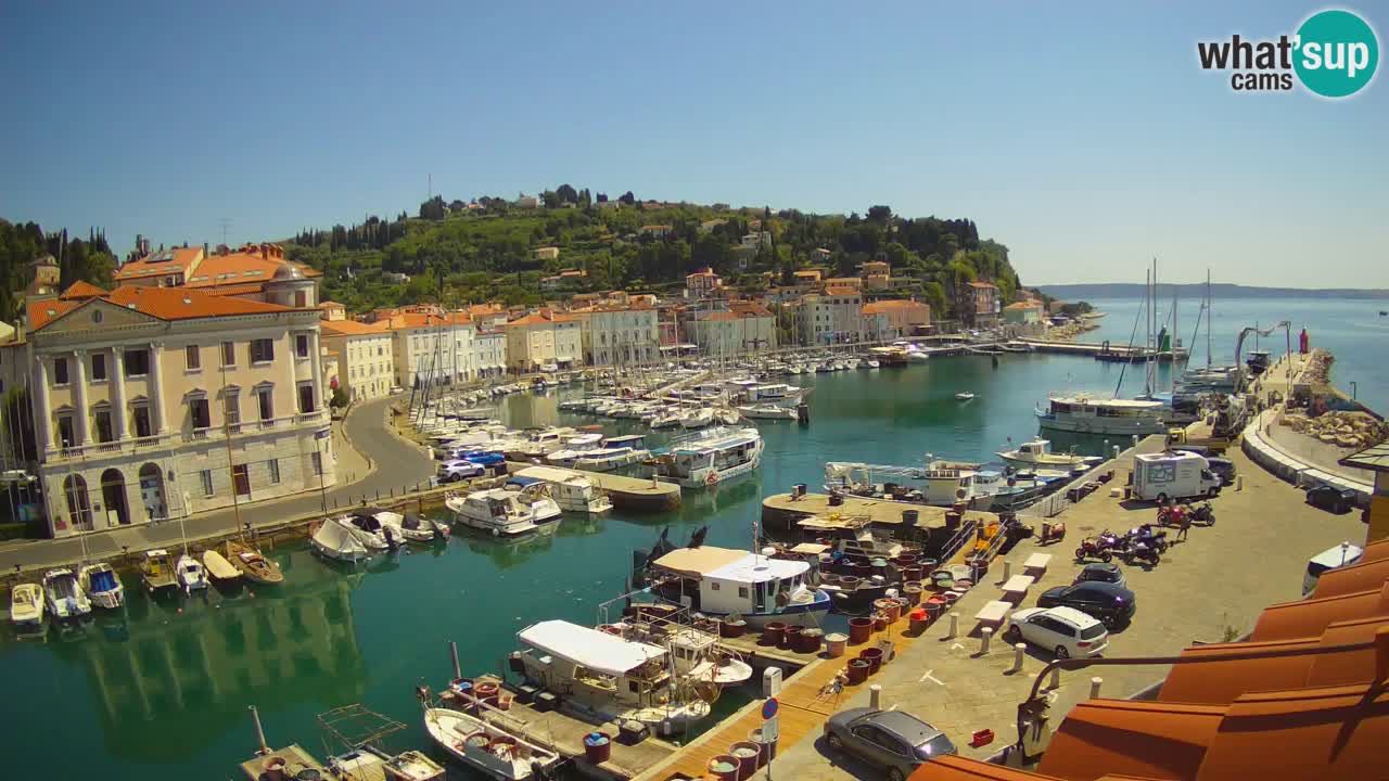 Cámara web en vivo desde Piran “Mandrač” – Increíble vista en vivo desde Villa Piranesi