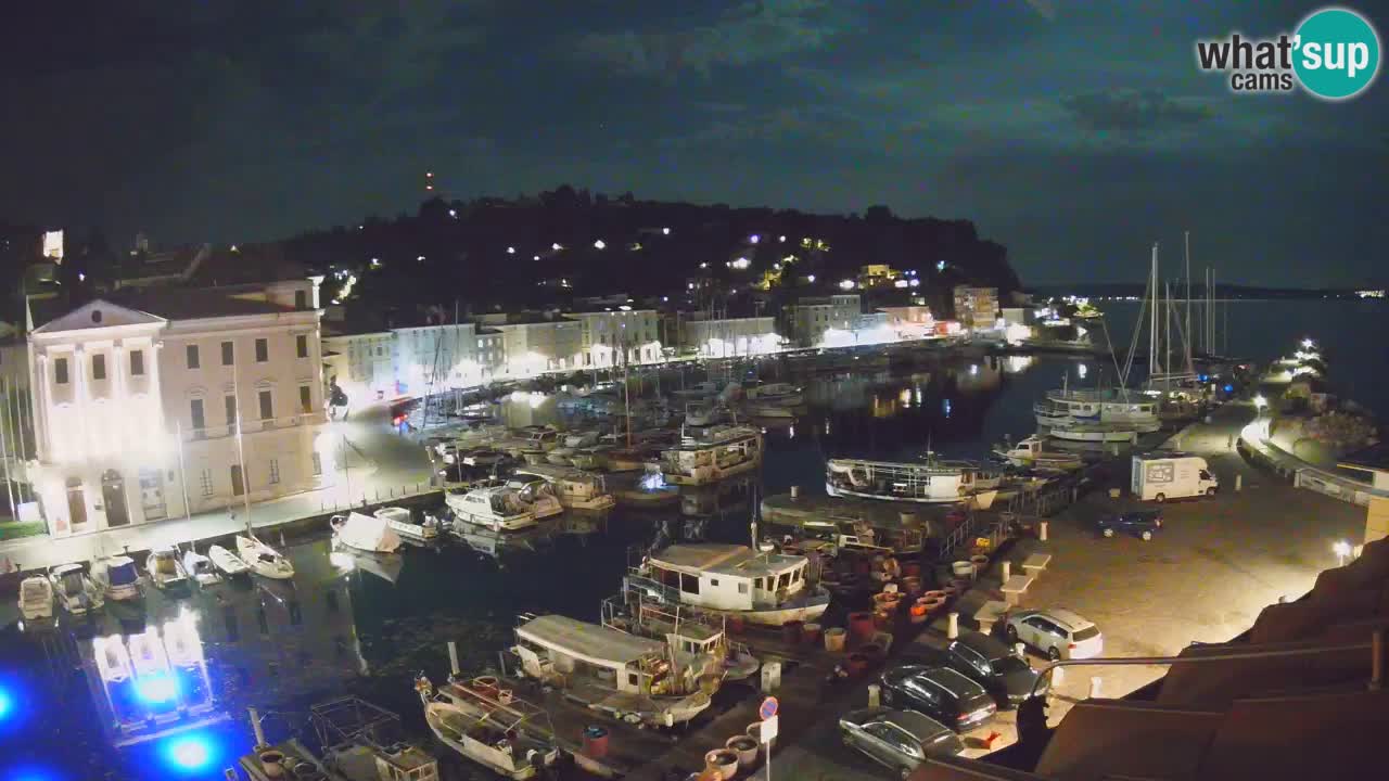 Live-Webcam aus Piran “Mandrač” – Erstaunliche Live-Ansicht von Villa Piranesi